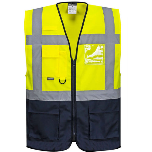 Portwest  - Warsaw Executive Vest - Yellow/Navy