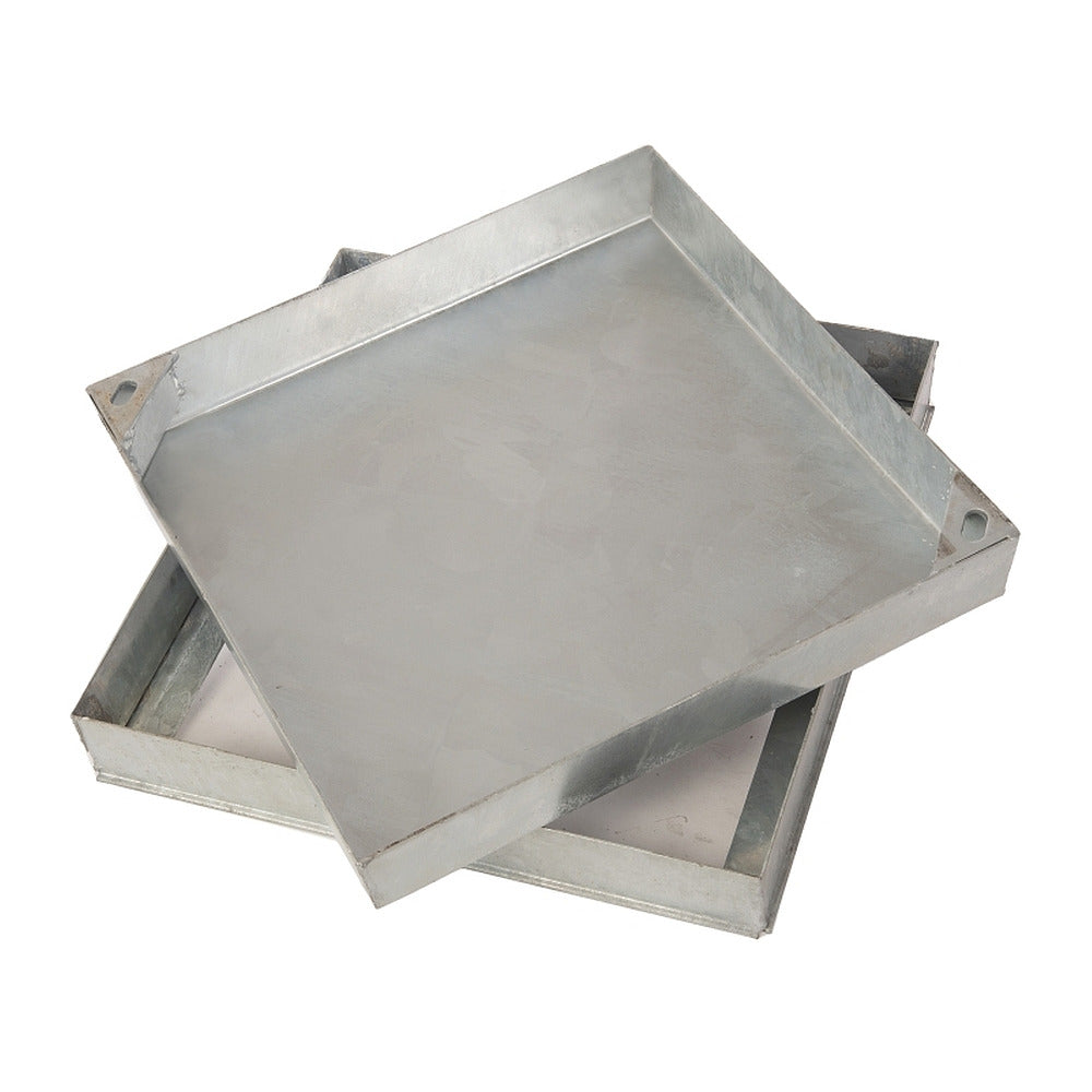 Galco - 457 x 457 25 T Hot Dip Galvanized Recessed Cover & Frame 100mm (95mm Recess)