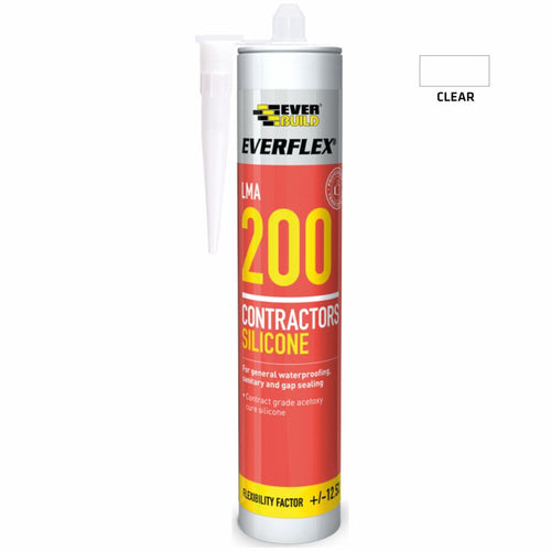 Everbuild Everflex 200 Contractors LMA Silicone - 295ml