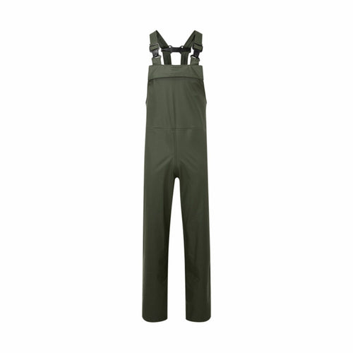 Fort Airflex Breathable PU Waterproof Bib n Brace Olive Green - M