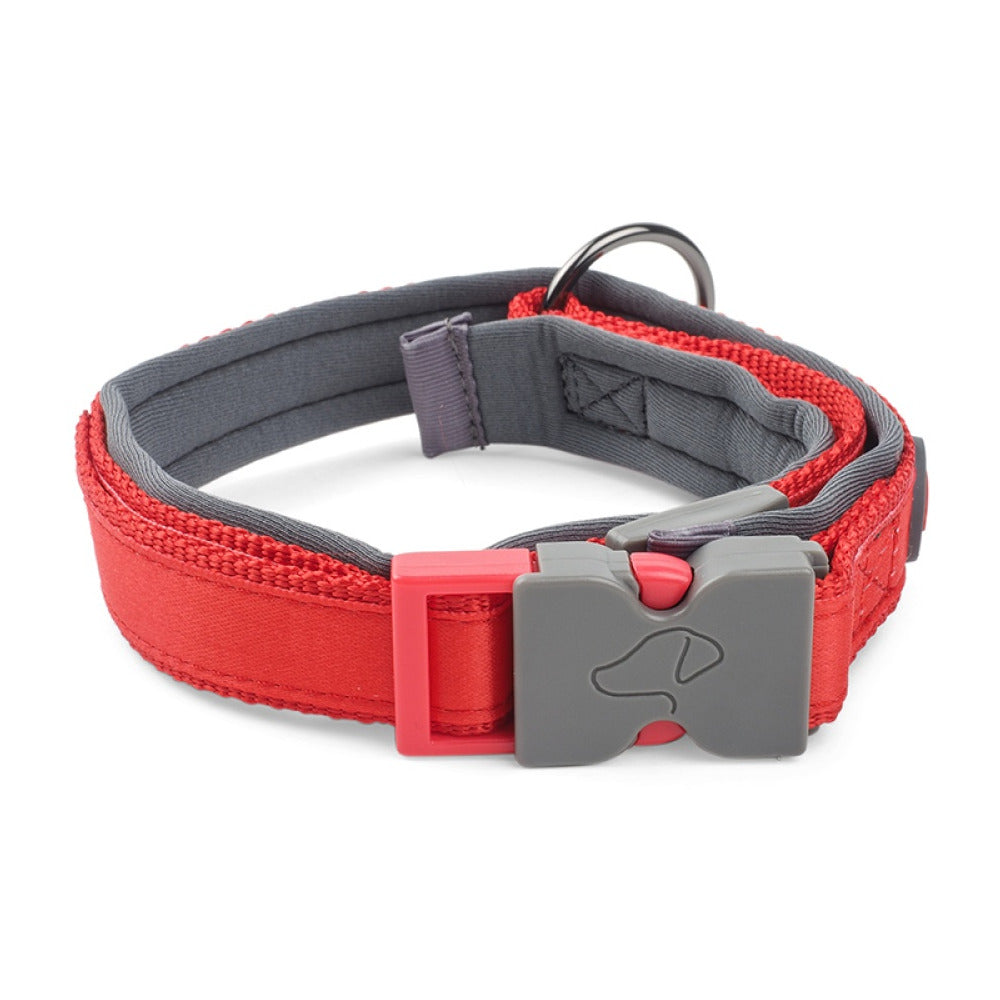 Zoon - Red S Uber-Activ Padded Dog Collar (30cm-36cm)