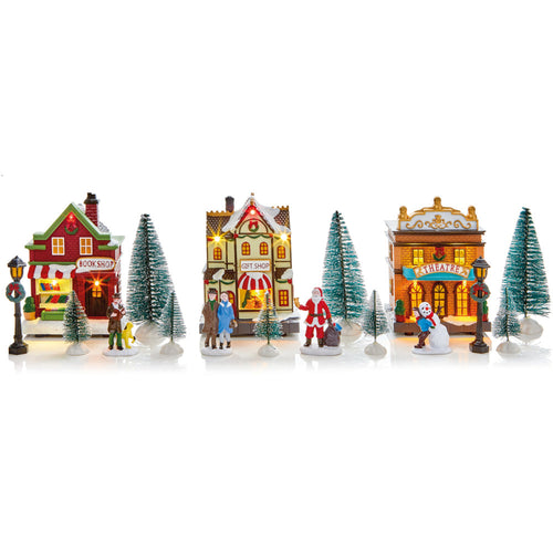 LED Village Set - 17pce