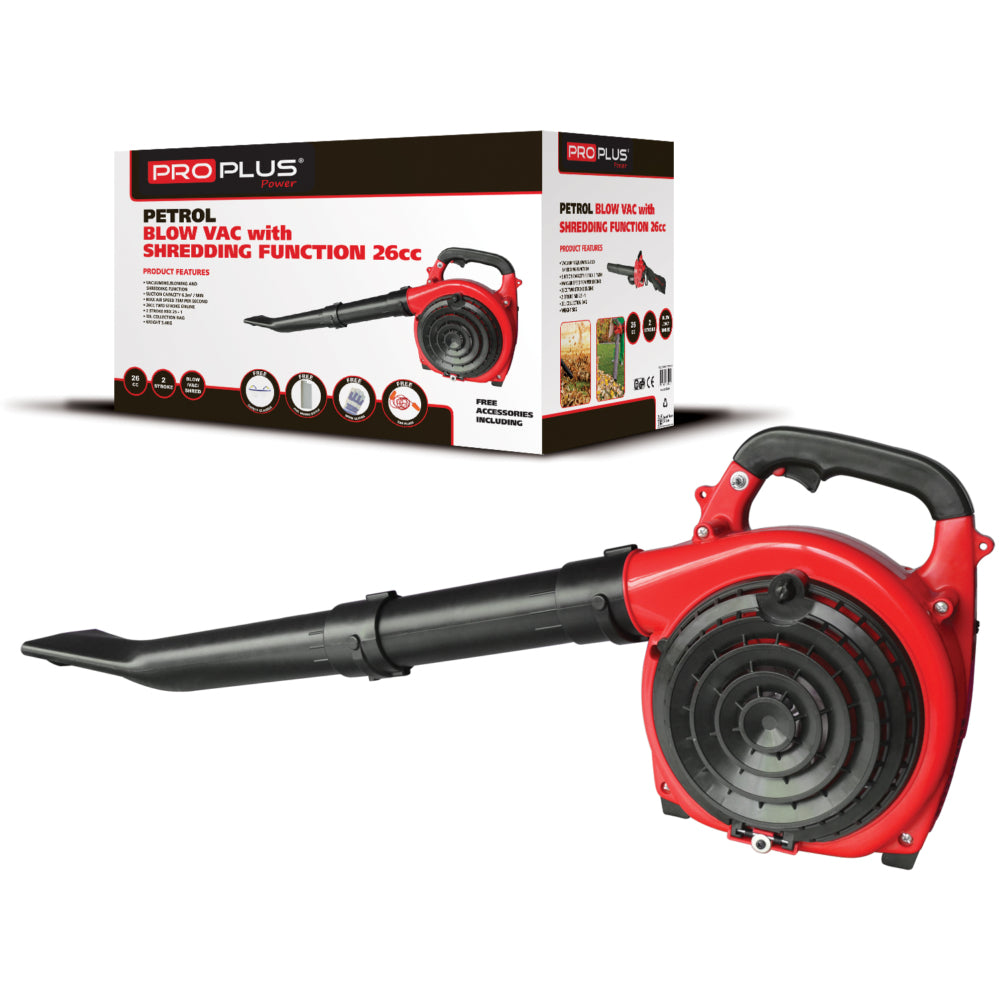 Petrol Blow Vac with Shredding Function - 26cc