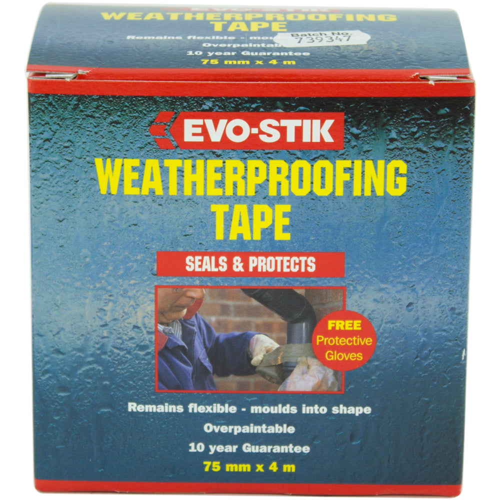 Evo Stik Waterproof Tape 75mm x 4m Roll