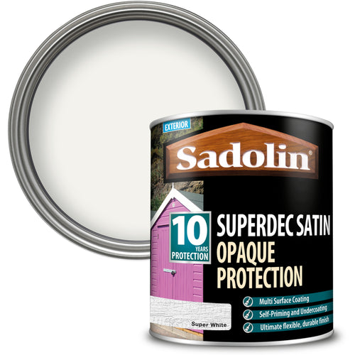 Sadolin Superdec Super Whte 1L