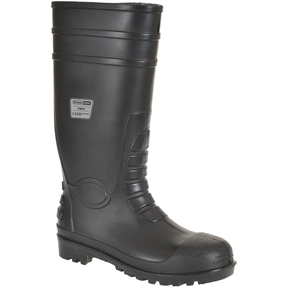 Portwest - Safety Wellington  39/6 - Black