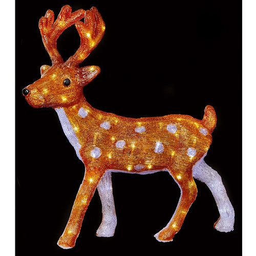 Premier - LED Acrylic Standing Reindeer - 65cm