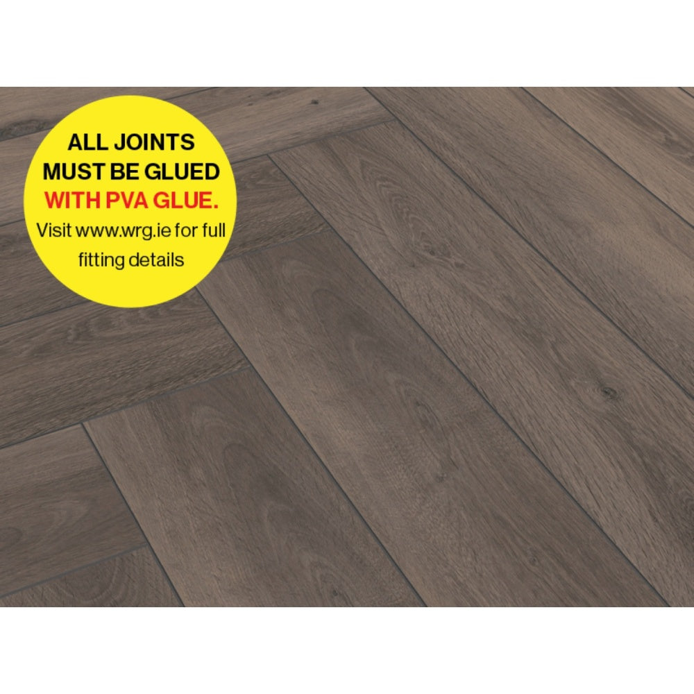 Herringbone Ferrara Oak Laminate Flooring AC4 8mm