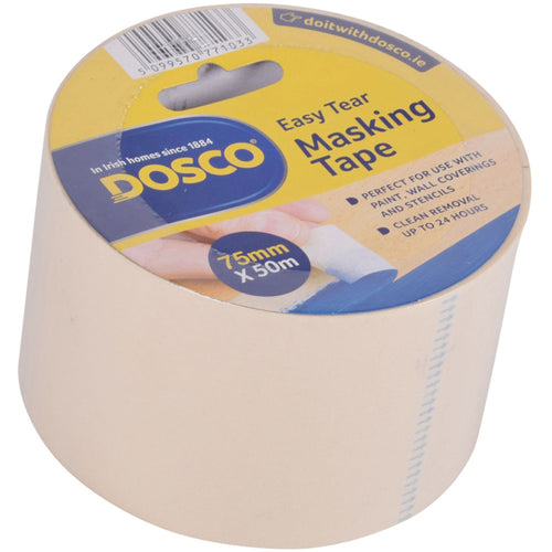 Dosco - Masking Tape 75mm x 50m