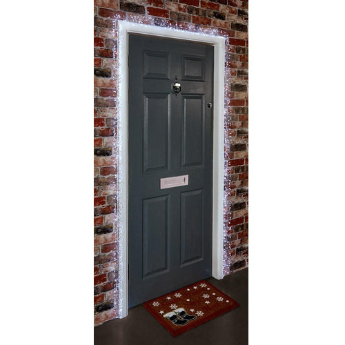 Premier Decorations - 799 LED Multi Action Microbrights Garland Door Lights with Timer