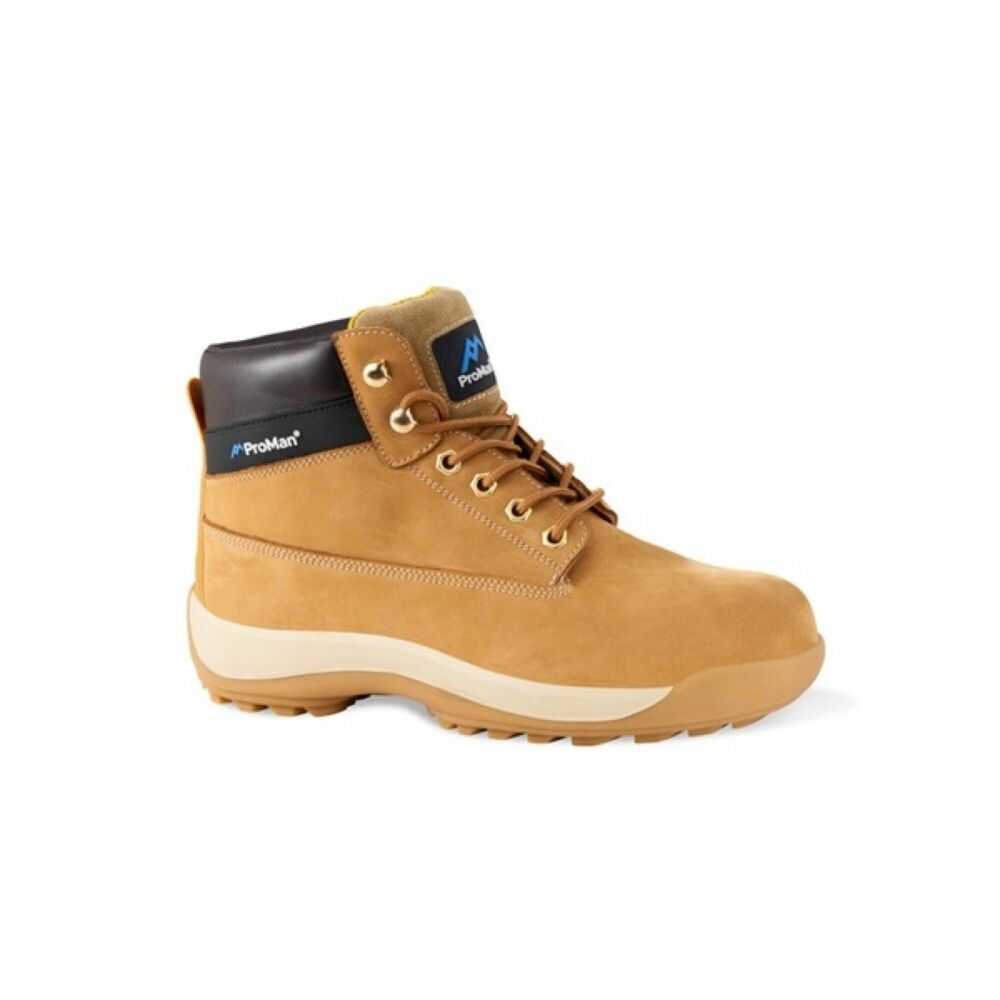 Proman Orlando S3 Safety Boot Honey Nubuck - EU46 / UK11