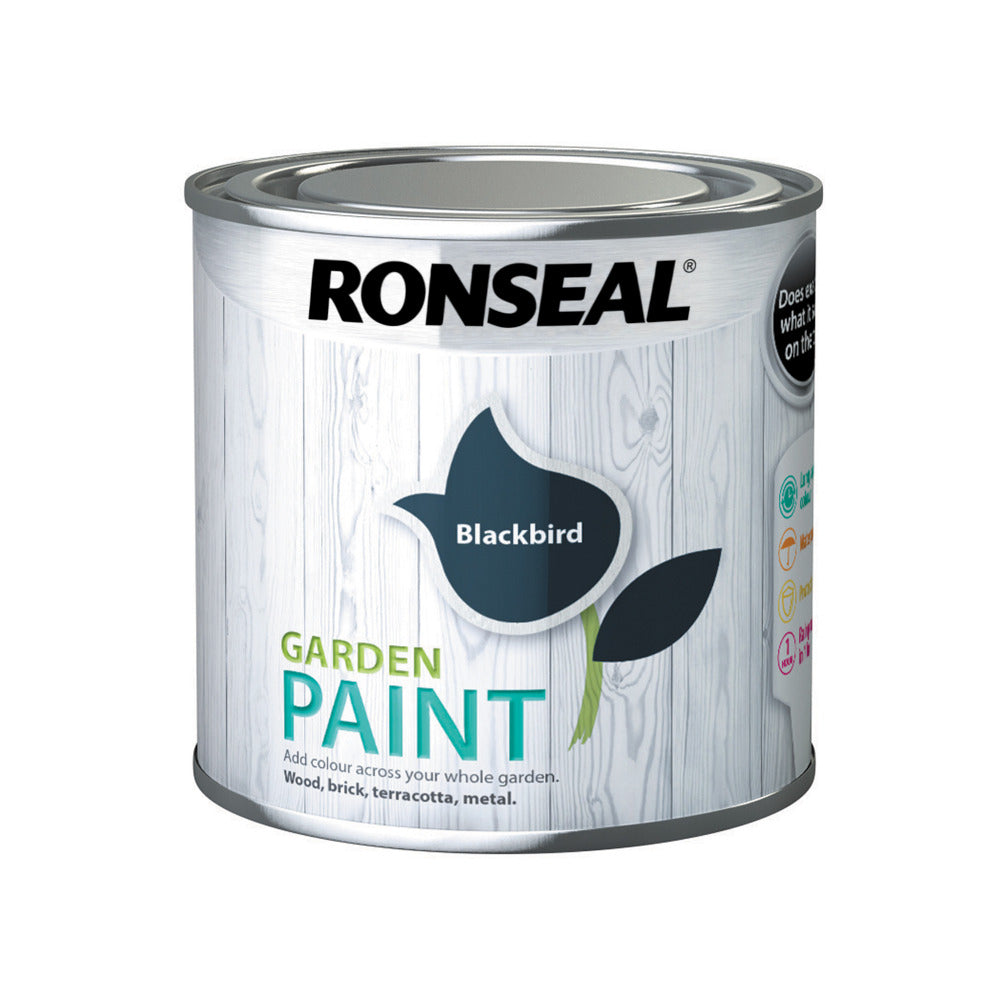 Ronseal Garden Paint Blackbird 250ml