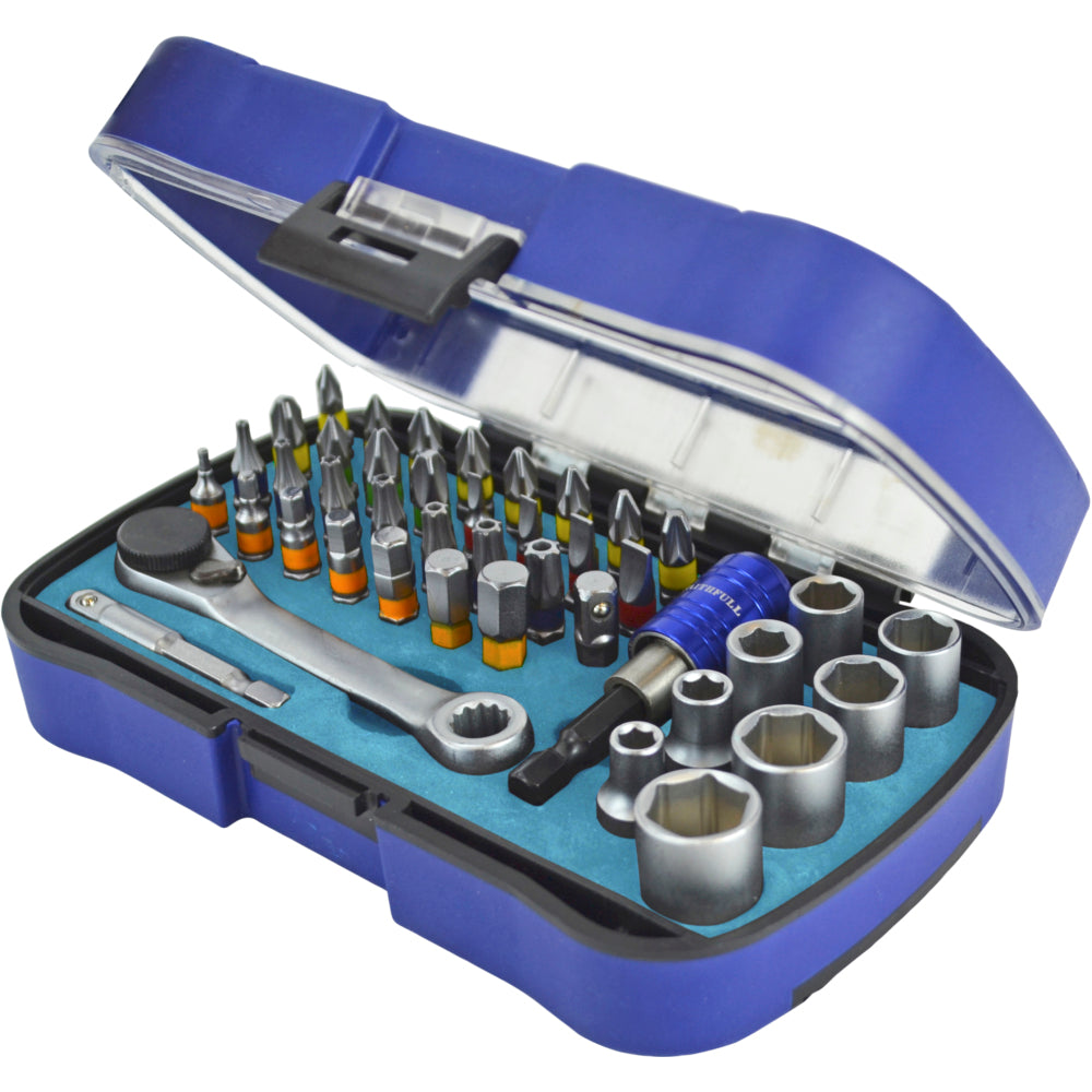 42 Piece Screwdriver Bit & Socket Set