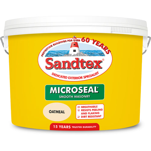 Sandtex Microseal Smooth Masonry Oatmeal 10L