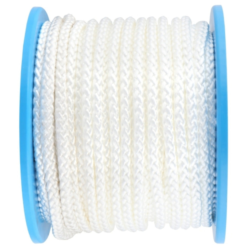 Posamo Polypropylene Rope 5mm Plaited White 100m Spool