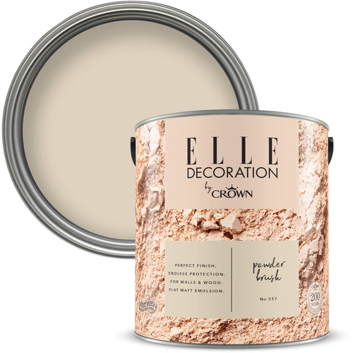 Crown Elle Flat Matt Powder Brush 2.5L