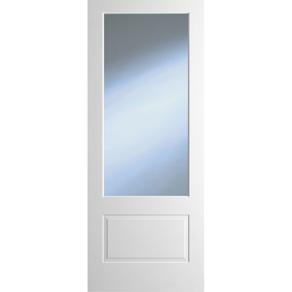 Dover 1P/1L Clear Glazed White Primed Door 80\ x 34\ x 42mm