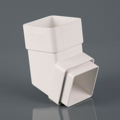 Brett Martin - 65mm Square Downpipe 112½° Offset Bend