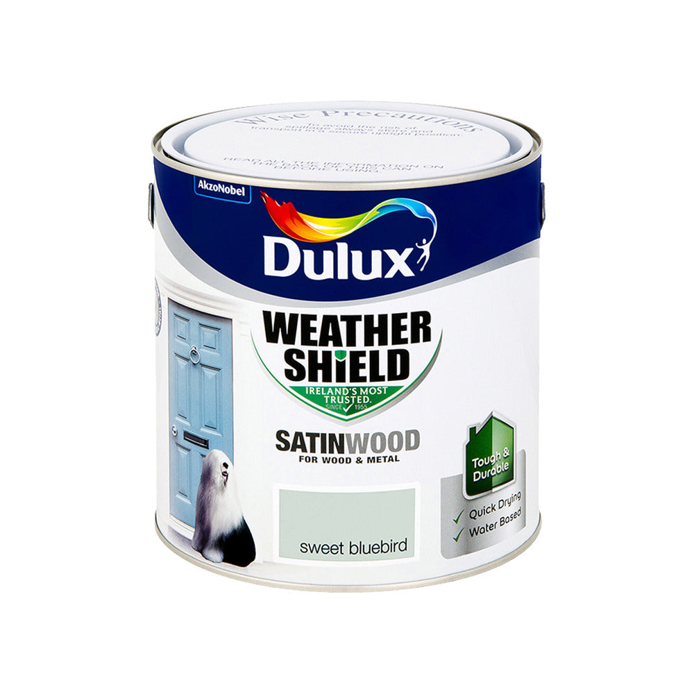 Dulux Weathershield Exterior Satin Sweet Bluebird 2.5L