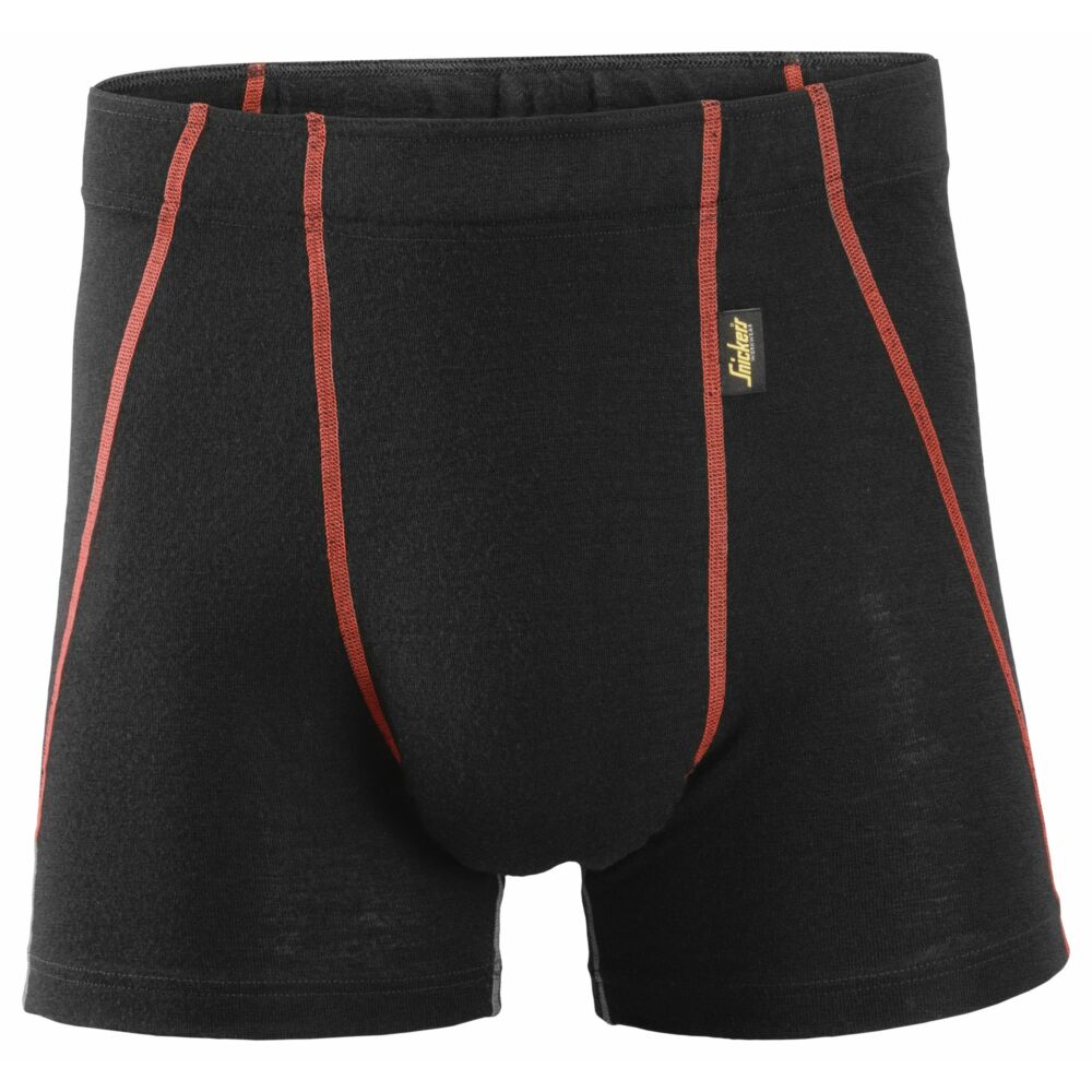 Snickers - ProtecWork, Wool Boxer - Black