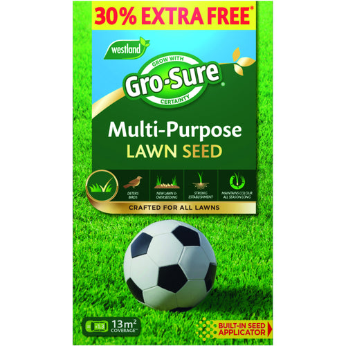 Gro-Sure Multi Purpose Lawn Seed 10m2 + 30% Extra Free