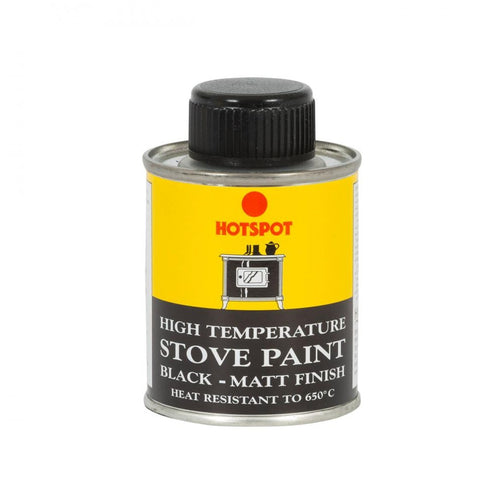 Hotspot - Stove Paint Matt - 100ml - Black & Yellow