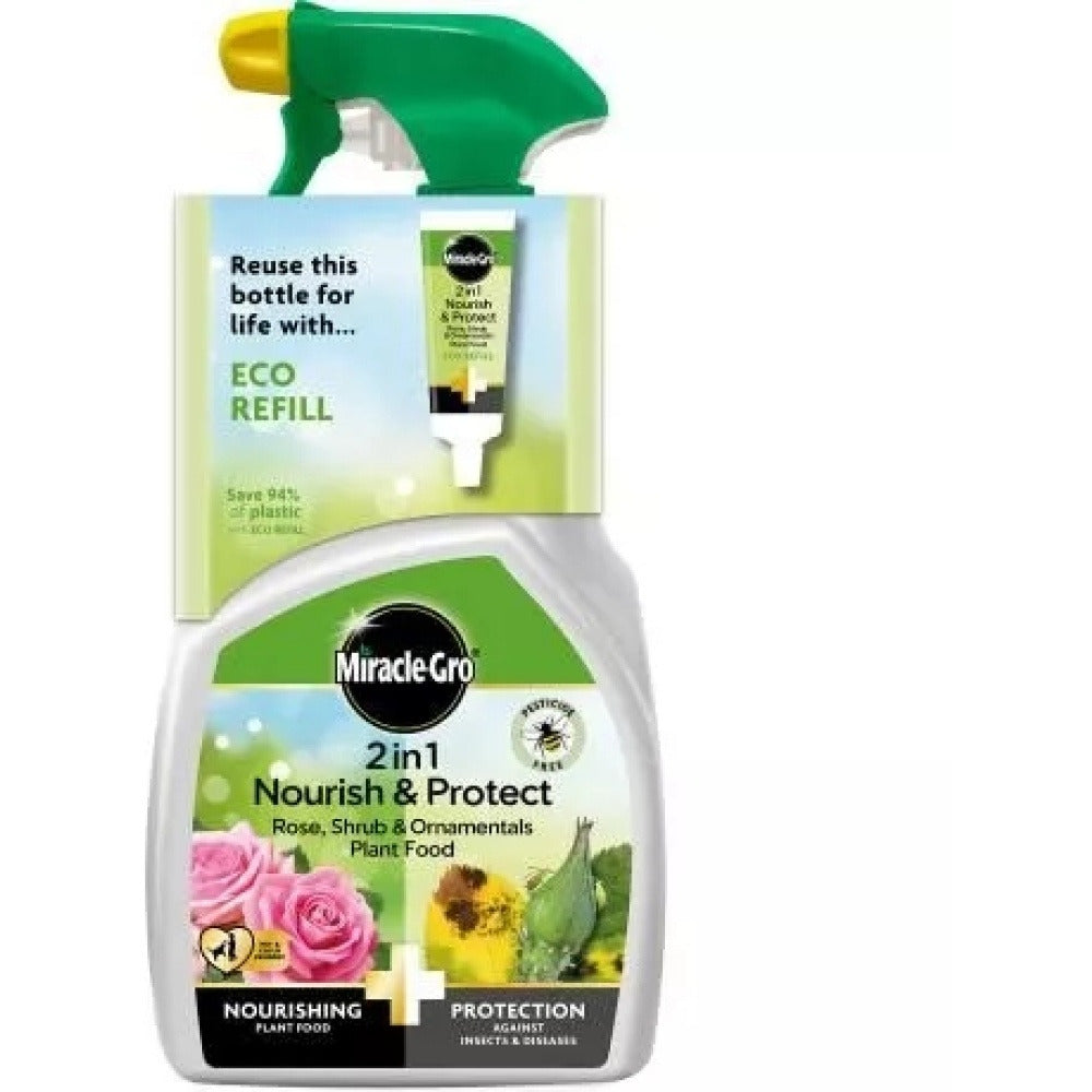 Miracle-Gro Nourish & Protect Plant food & pest barrier gun 800ml