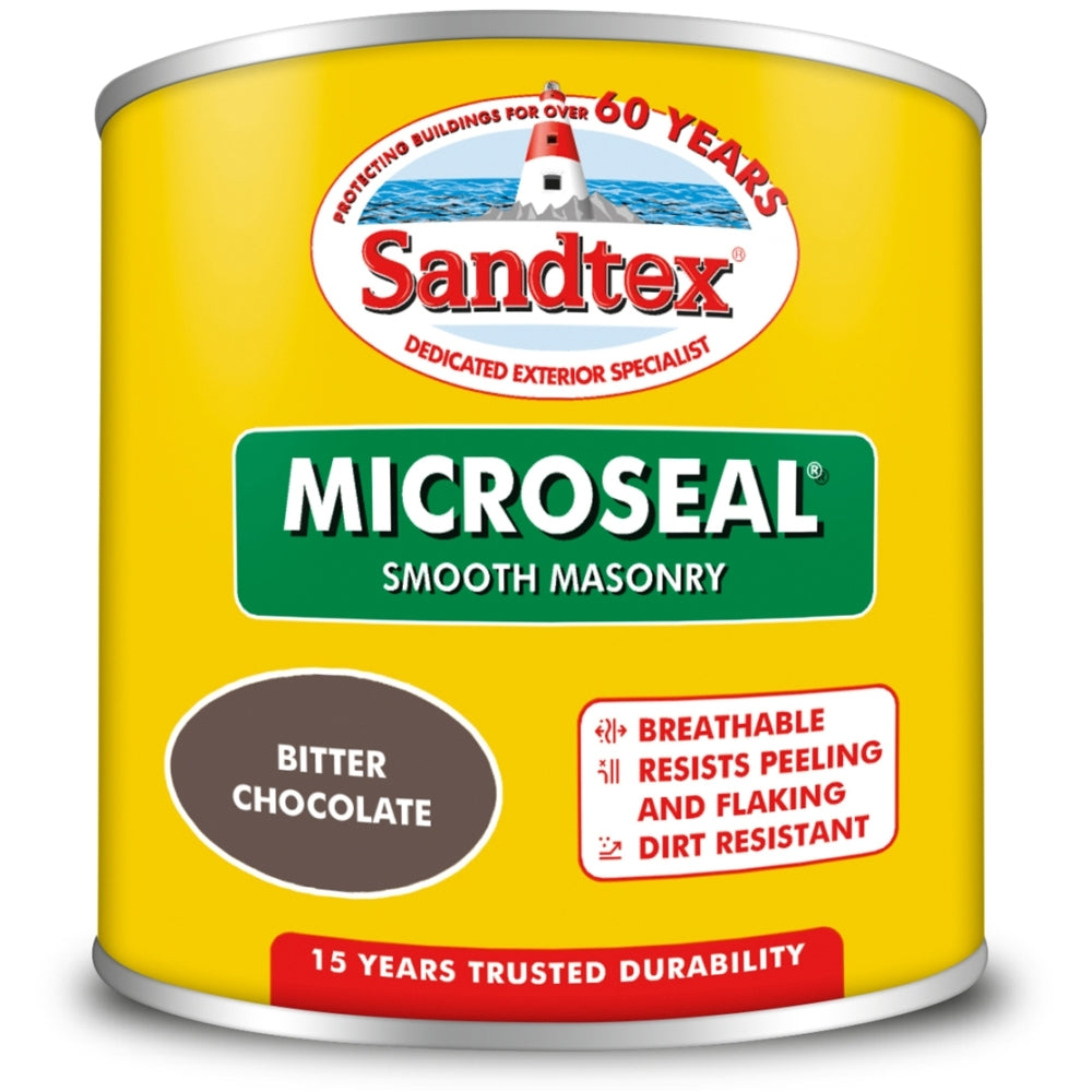 Sandtex Microseal Smooth Masonry Bitter Chocolate 150ml