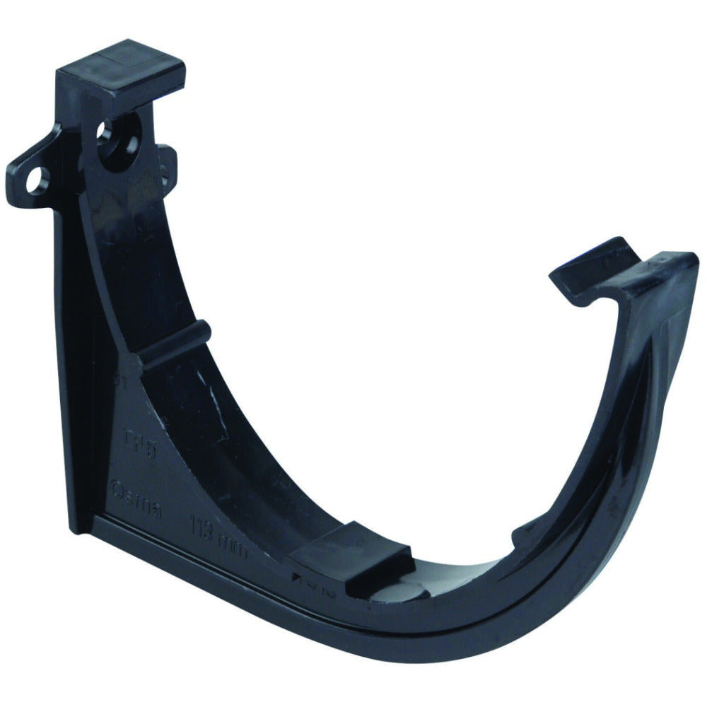 Rainwater DeepLine OsRDL PVC-U Gutter Support Bracket Black 113mm