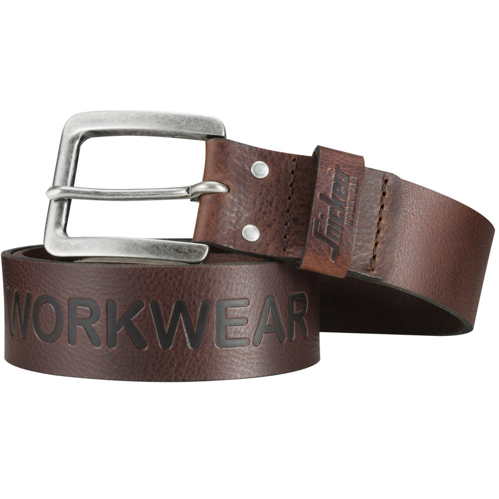 Snickers - Leather Belt - Chocolate brown