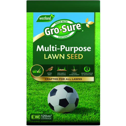 Gro-Sure Multi Purpose Lawn Seed 120m²