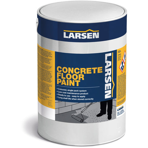 Larsen - Concrete Floor Paint - Red - 5L