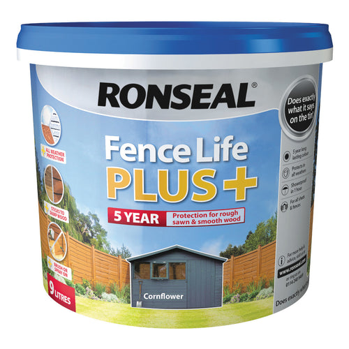 Ronseal Fence Life Plus Cornflower 9L