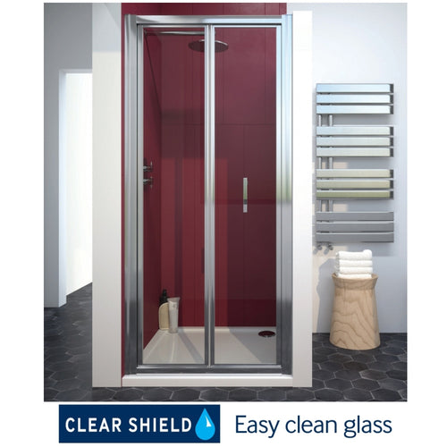 City Plus Bifold Shower Door - 900 x 1900mm