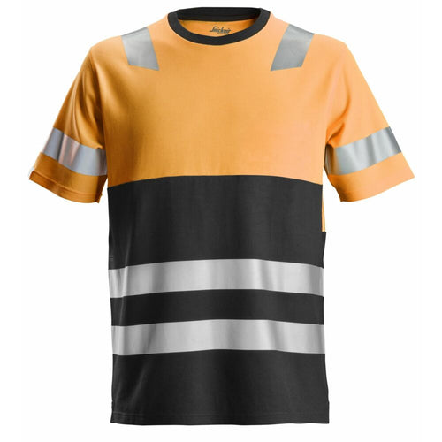 Snickers - High-Vis Class 1 T-Shirt - High vis orange\\Black