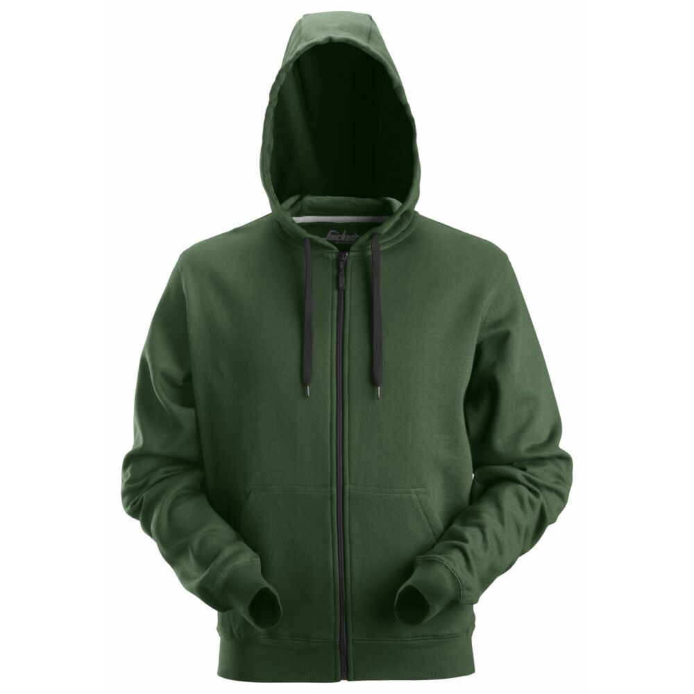 Snickers - Zip Hoodie - Forest Green