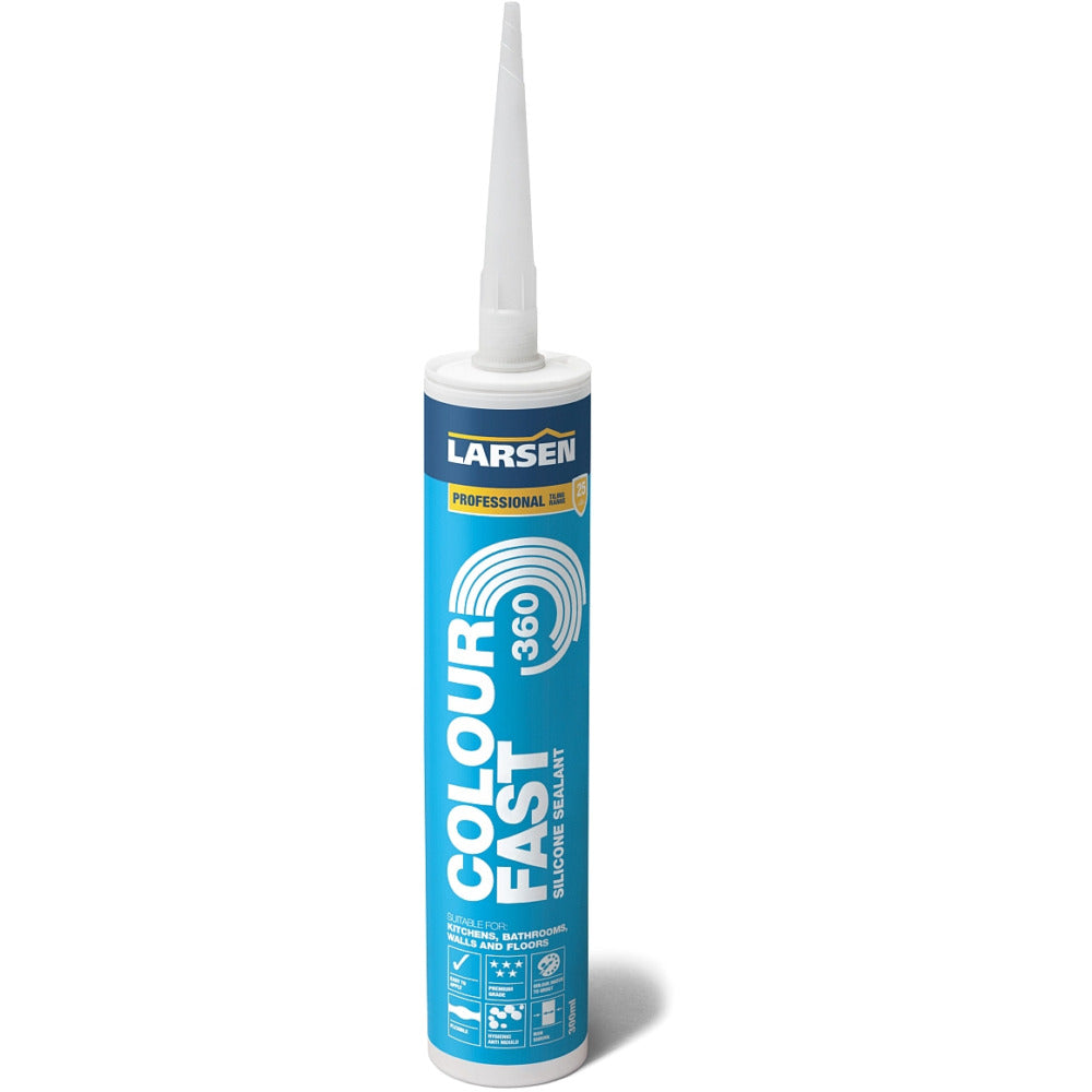 Larsen - Colourfast Silicone Sealant - White