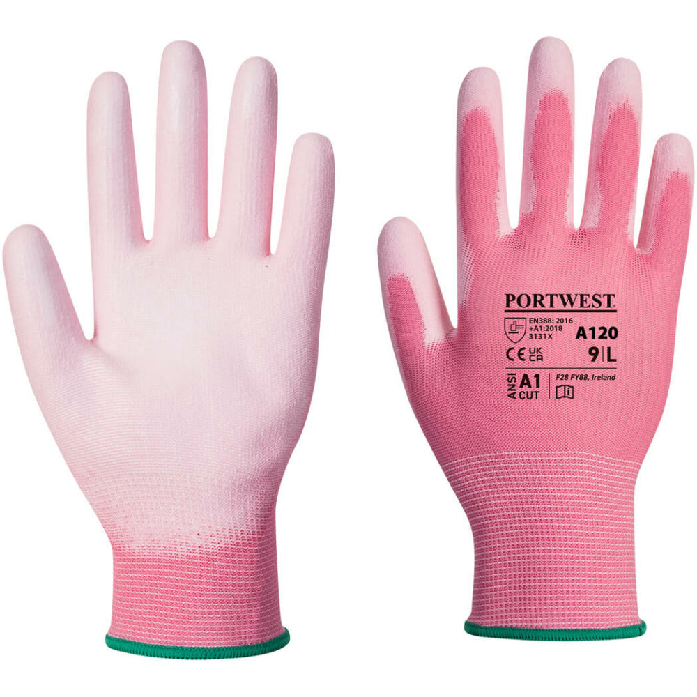 Portwest - PU Palm Glove - Pink