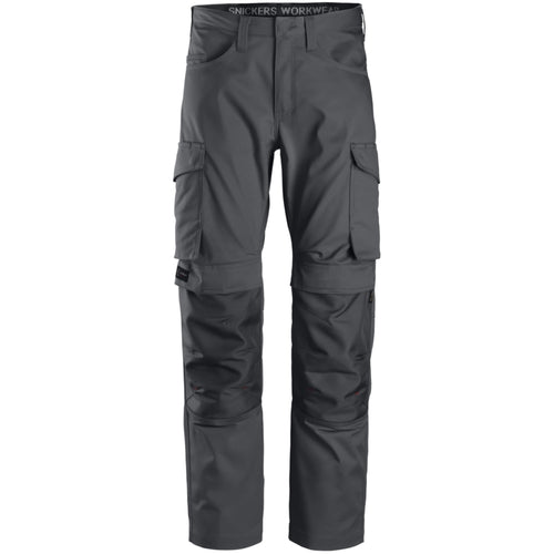 Snickers - Service, Trousers+ Knee Pockets - Steel grey\\Steel grey