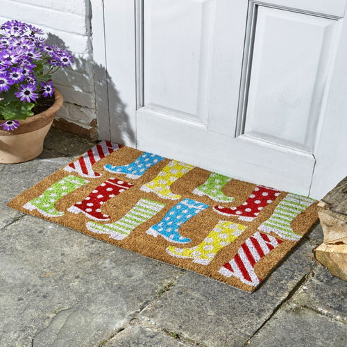 Outside In - Wacky Wellies Decoir Mat 75x45cm