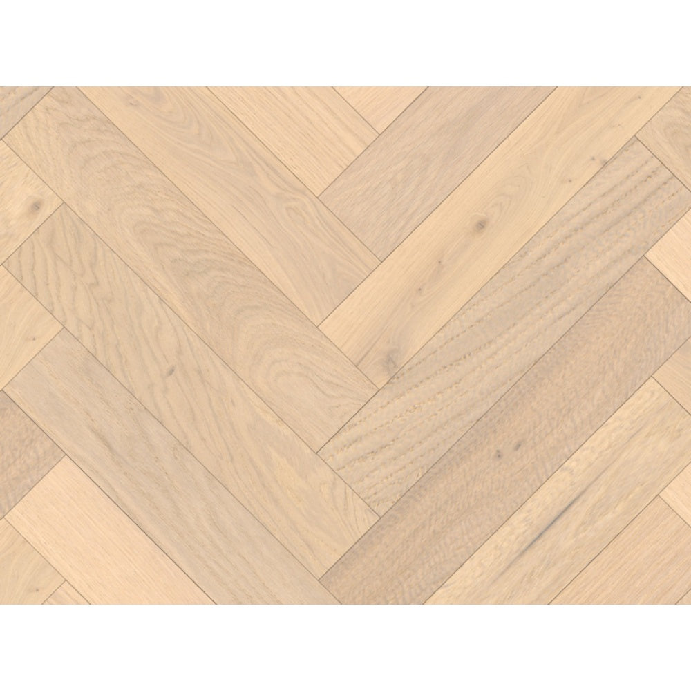 Herringbone Wicklow Oakstained, Brushed, UV Matt Lacquered Engineered Flooring 14mm