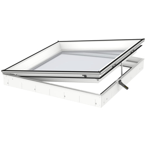 Velux Electric flat roof window base, 90x60, double glazed