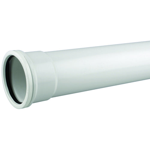 Wavin Soil OsmaS PVCU Pipe White 110mm L=3 S/S