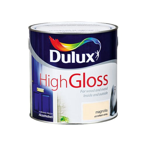 Dulux High Gloss Magnolia 2.5L