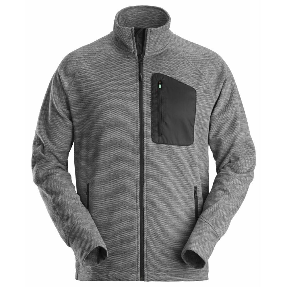 Snickers - FlexiWork, Fleece Jacket - Grey\\Black