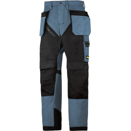 Snickers - RuffWork, Work Trousers Holster Pockets - Petrol/Black