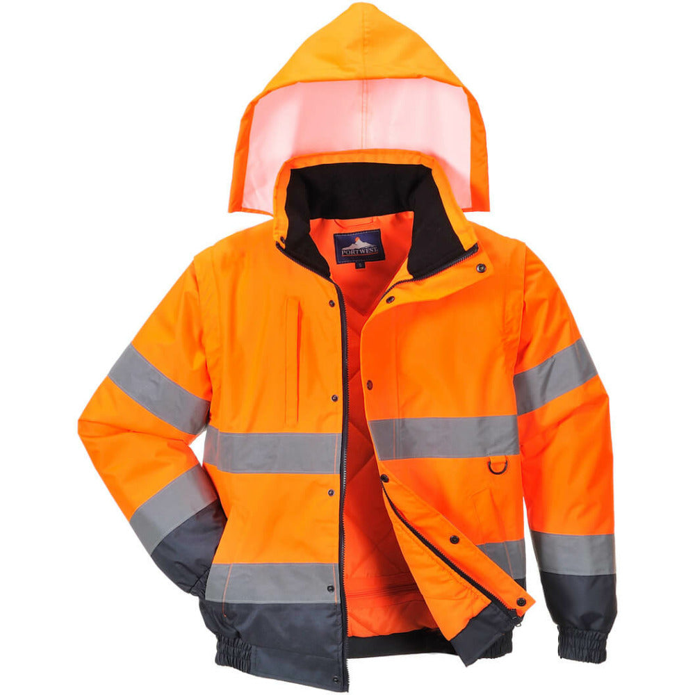 Portwest  - HI-Vis 2-in-1 Jacket - Orange