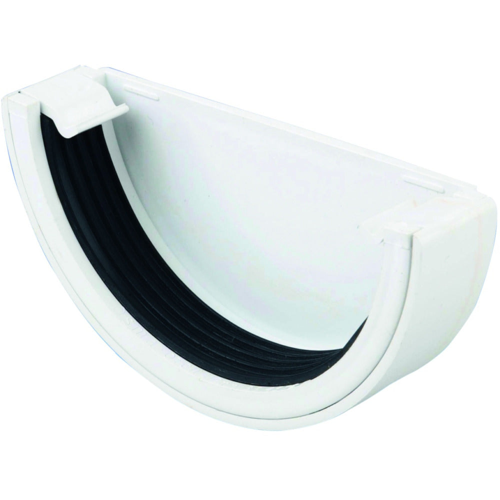 Rainwater RoundLine OsRRL PVC-U Stop end External White 112mm