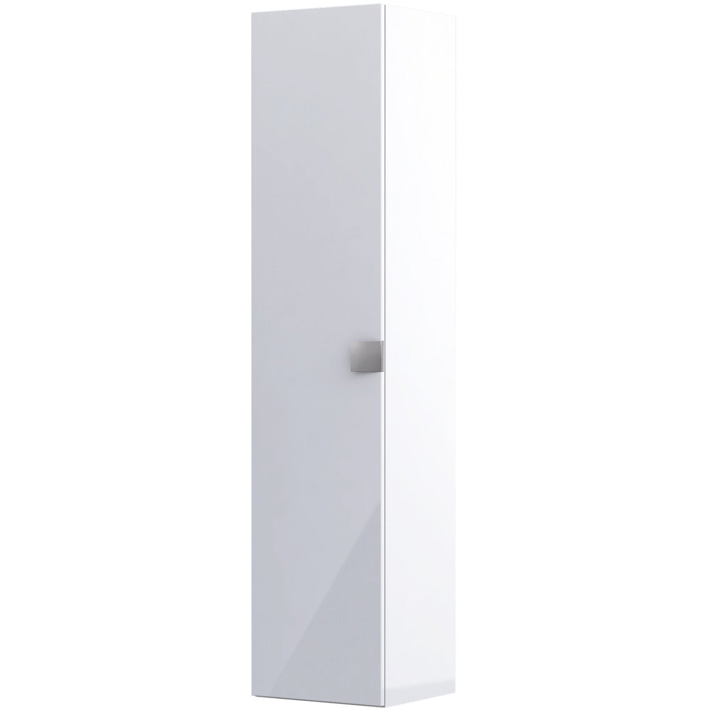 Bora 35cm Tall Boy Wall Cabinet - Gloss White