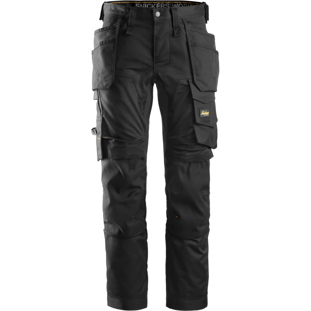 Snickers - AllroundWork, Stretch Trousers Holster Pockets - Black\\Black